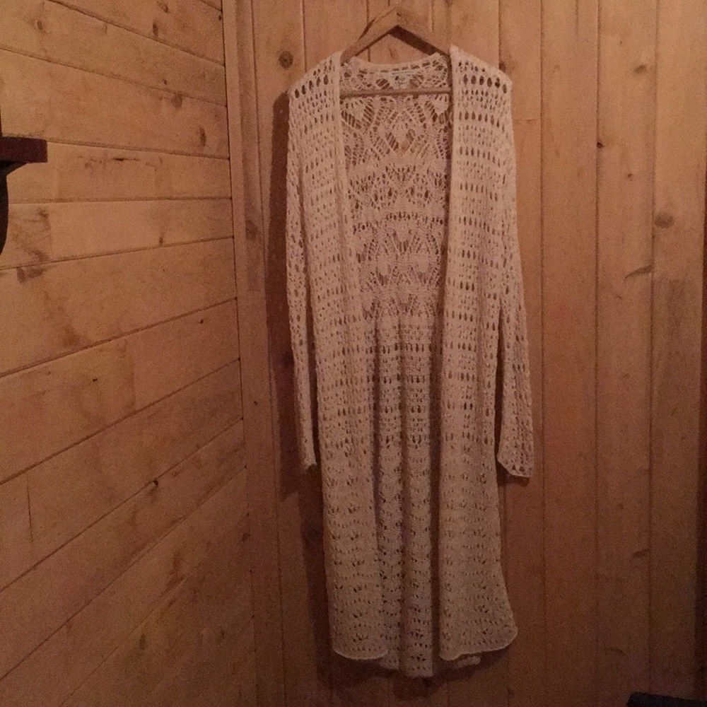 American Eagle Long Knit Cardigan